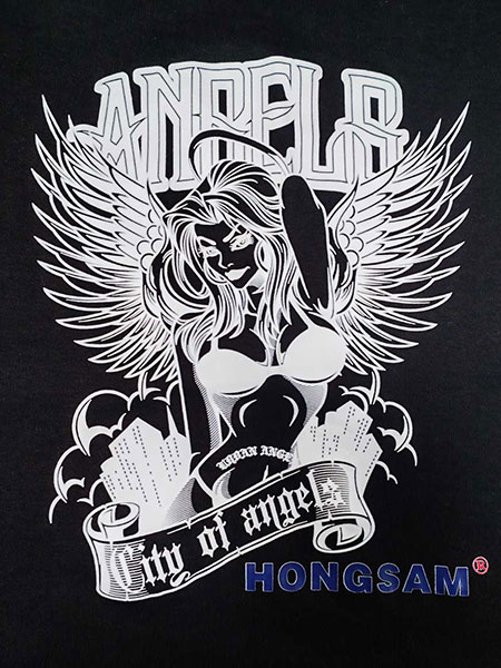 鴻盛數碼DTF數碼燙畫白墨打印效果